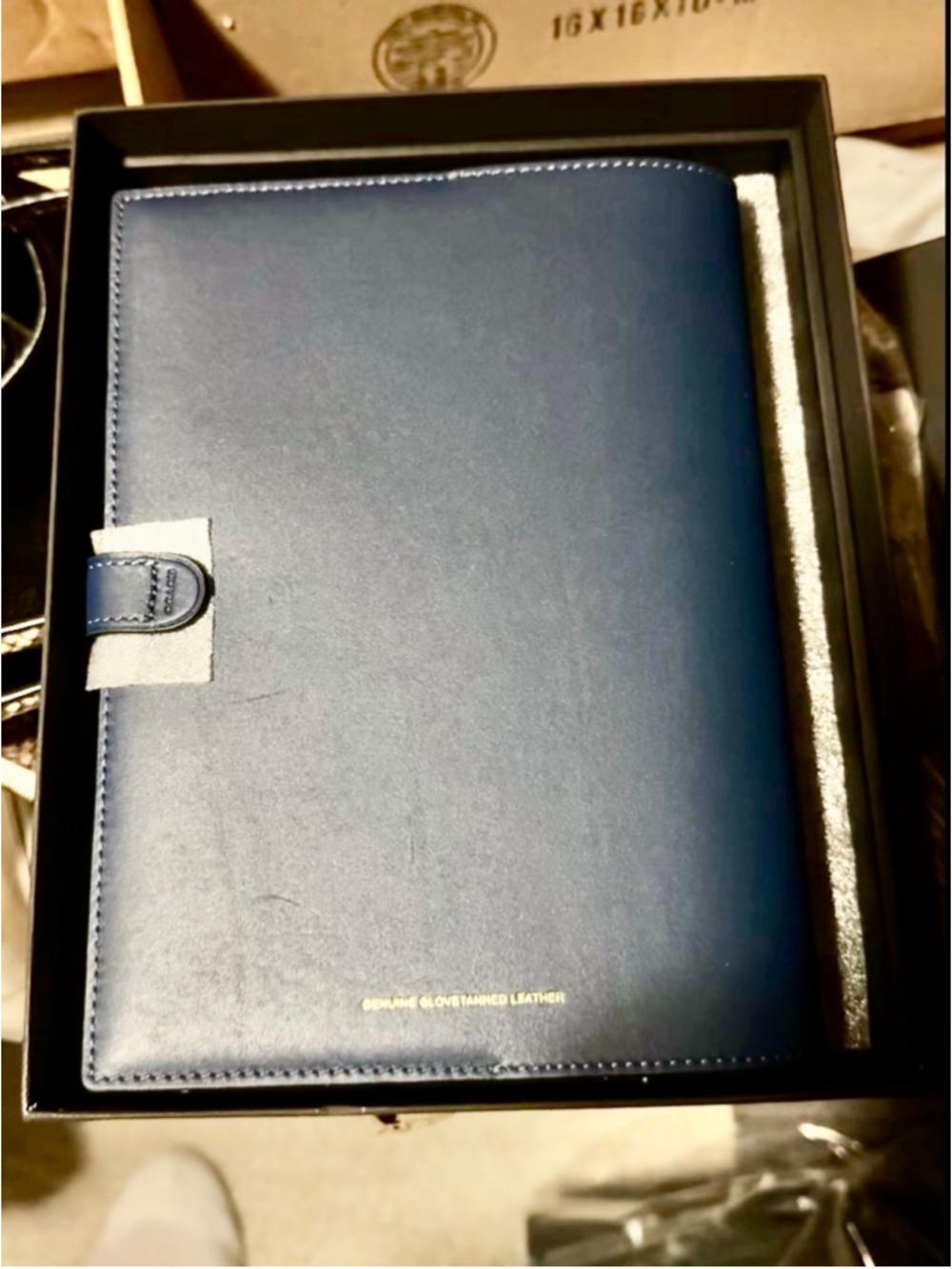 NEW Rexy 10th Birthday Blue Leather Notebook NIB - Picture 6 of 6